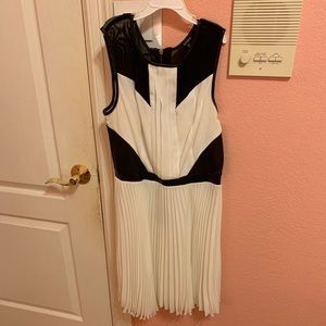 Black and white dress